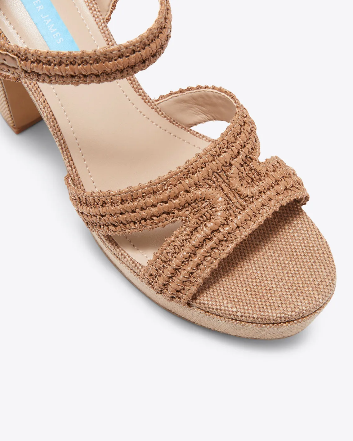 Rattan Strappy Heel sold by Draper James product image thumbnail 4
