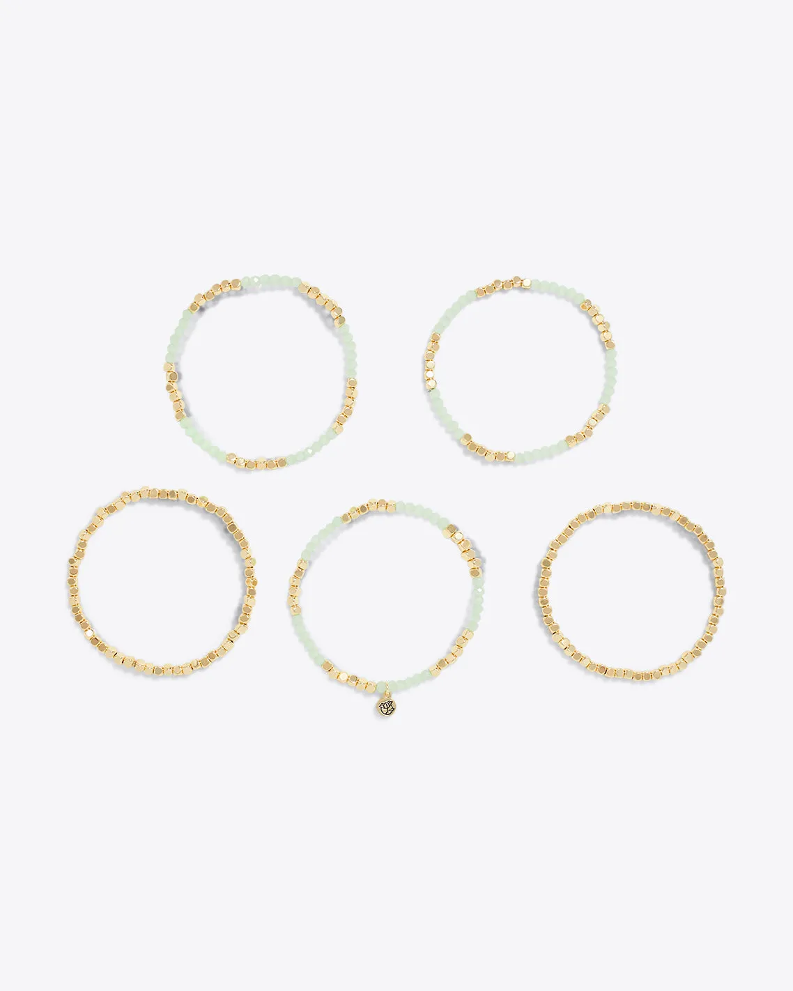 Green Stretch Bracelet Set sold by Draper James product image thumbnail 3