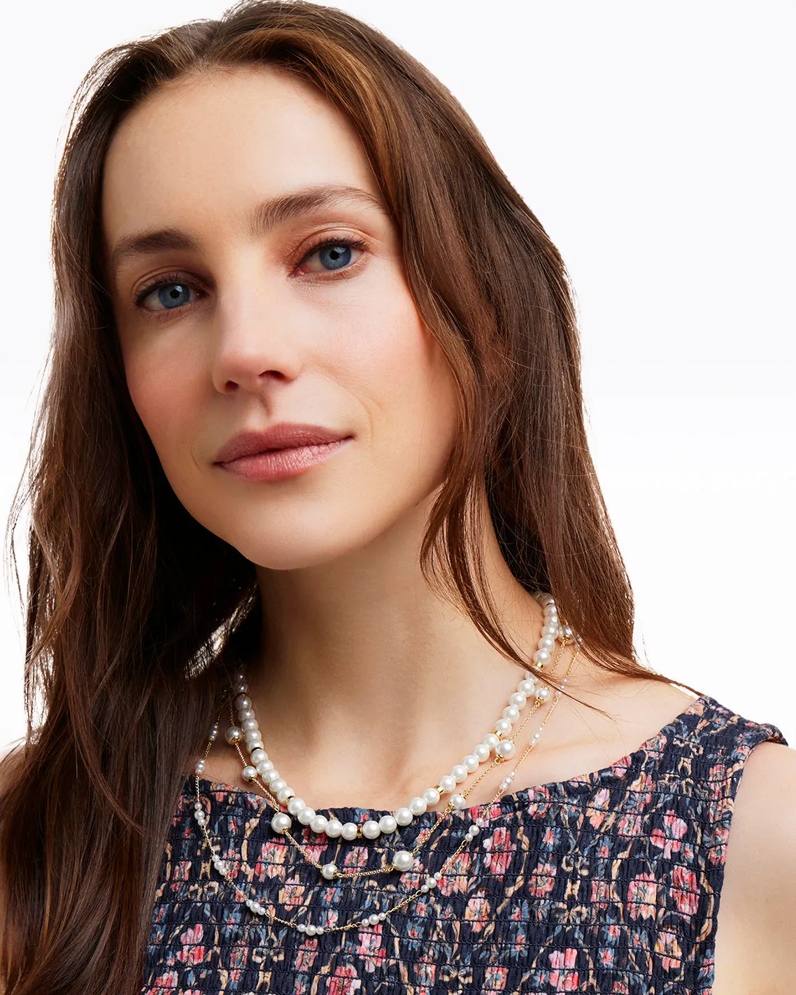 Layered Pearl Necklace sold by Draper James