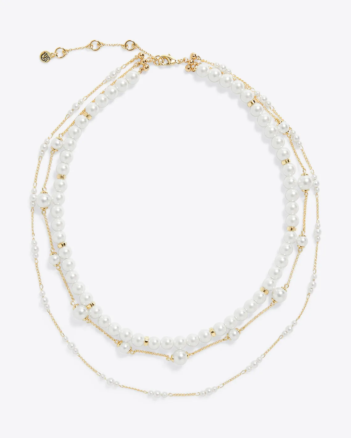 Layered Pearl Necklace sold by Draper James product image thumbnail 2