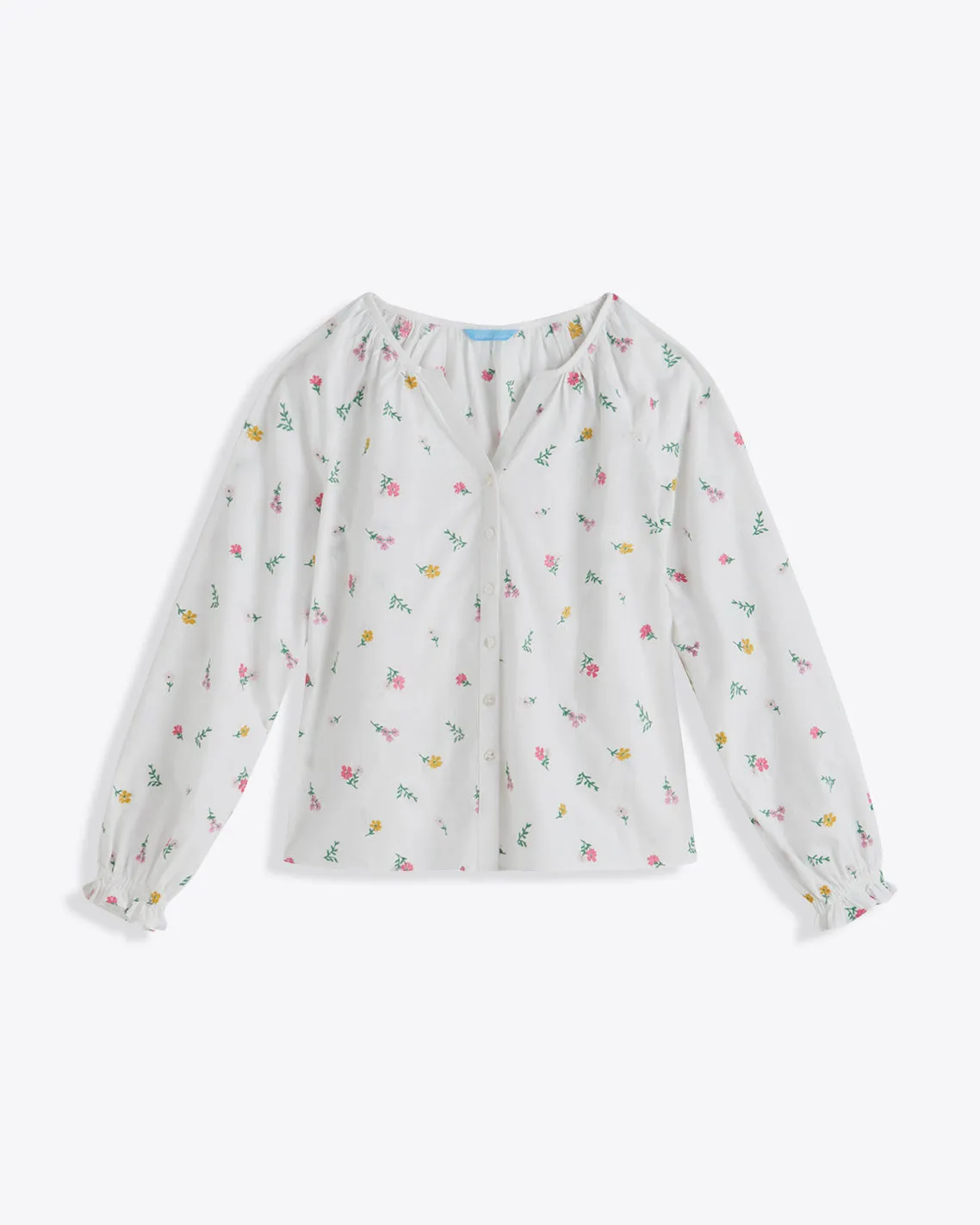 Alexandra Top in Embroidered Poplin sold by Draper James product image thumbnail 3