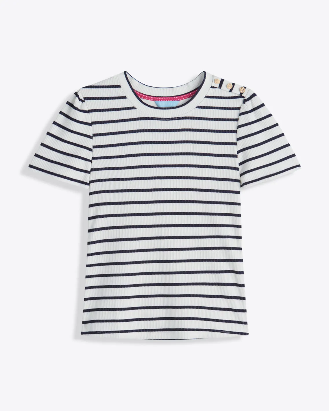 Stripe Crewneck Tee sold by Draper James product image thumbnail 4