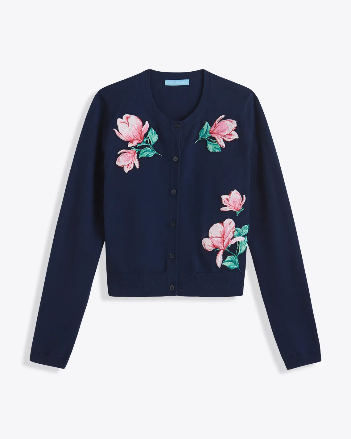 Embroidered Crewneck Cardigan sold by Draper James product image thumbnail 5