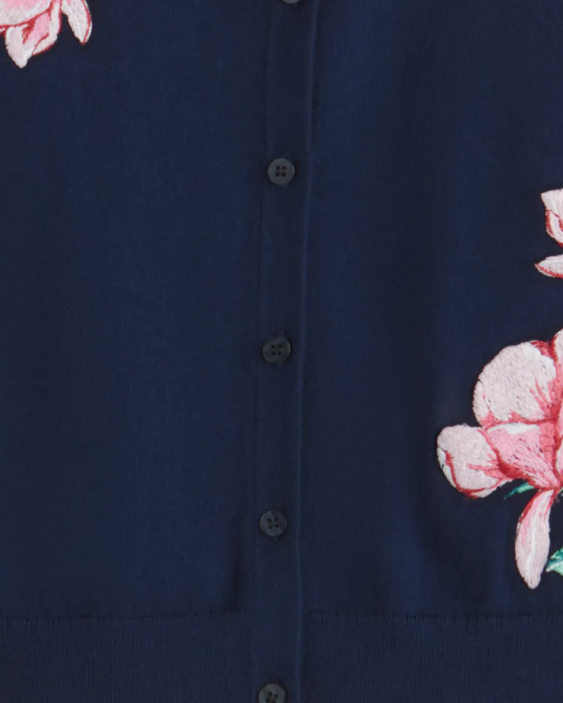 Embroidered Crewneck Cardigan sold by Draper James product image thumbnail 4