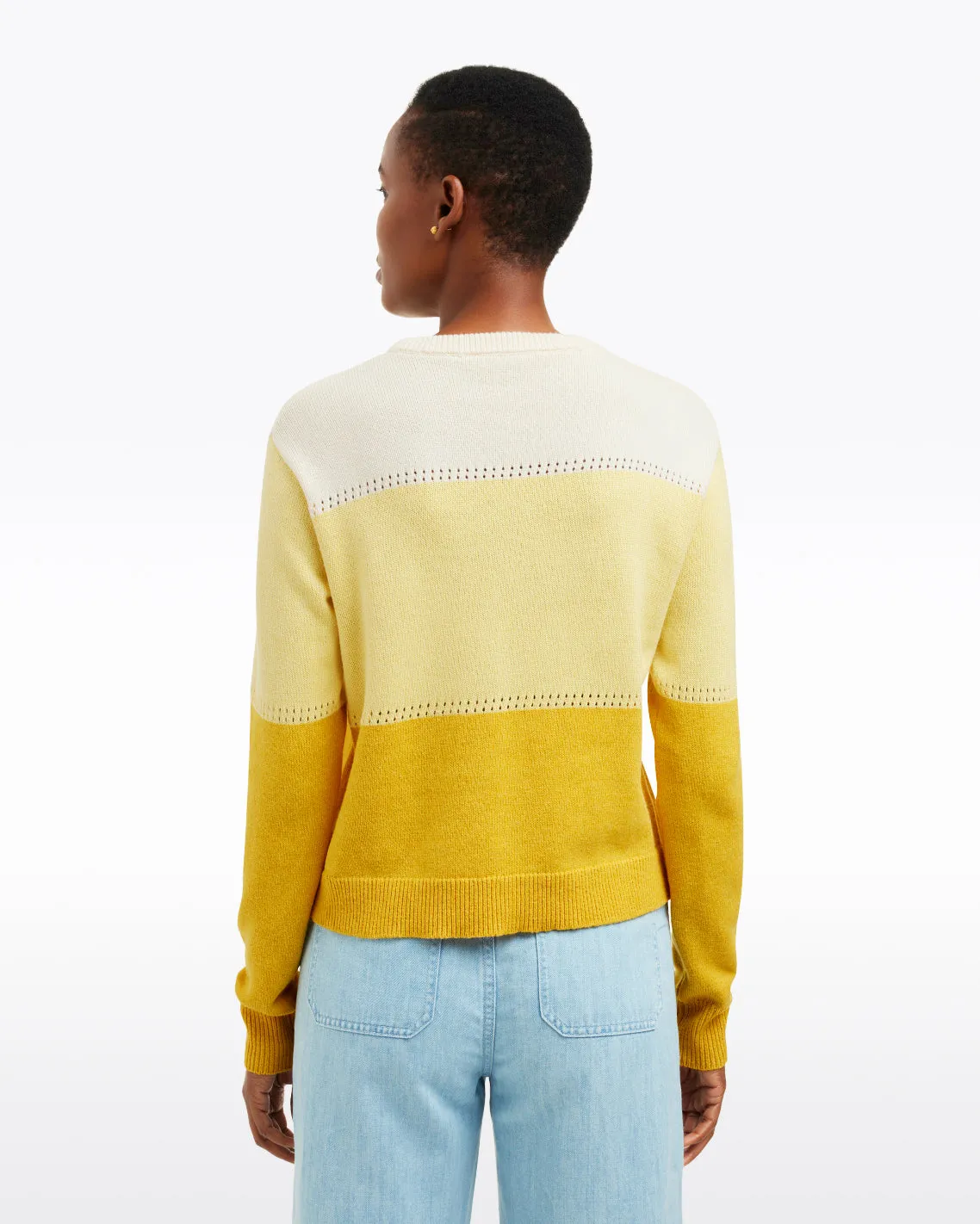 Colorblock Crewneck Sweater sold by Draper James product image thumbnail 2
