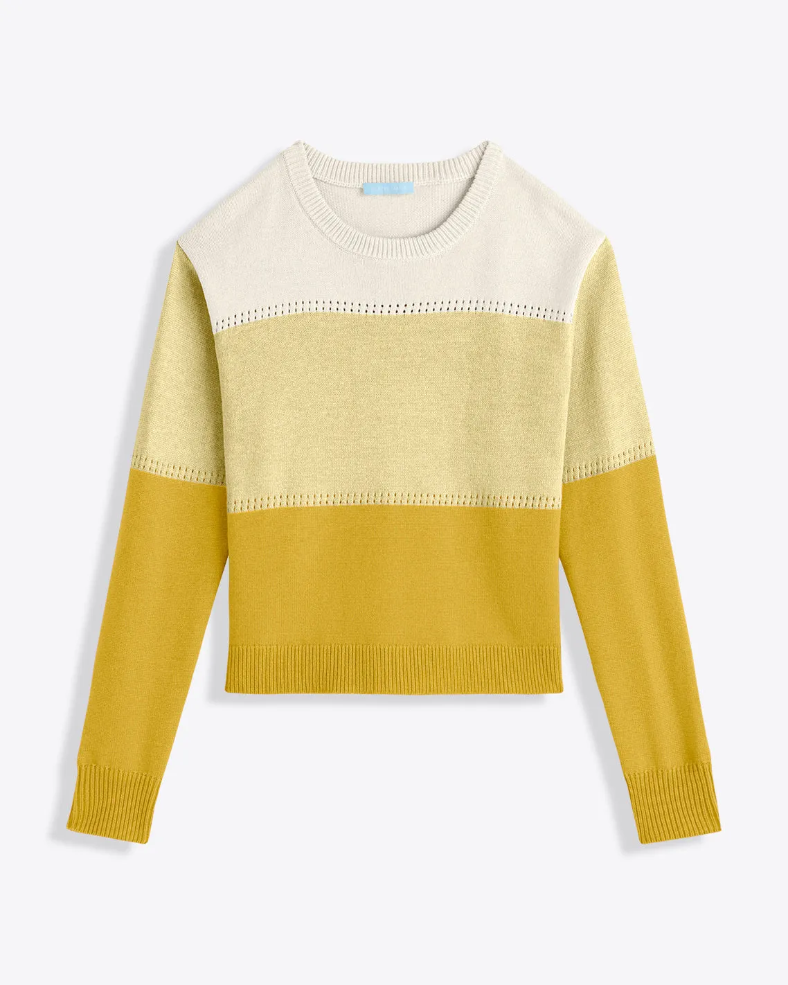 Colorblock Crewneck Sweater sold by Draper James product image thumbnail 3