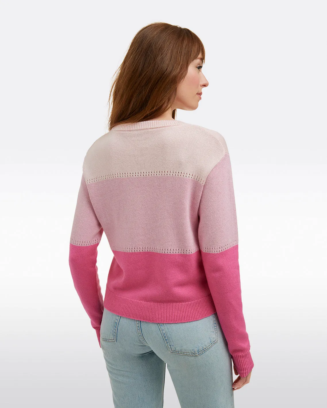 Colorblock Crewneck Sweater sold by Draper James product image thumbnail 2