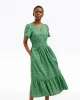 Hollie Midi Dress in Textured Stripe sold by Draper James