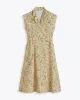Addison Short Sleeve Midi Shirtdress in Floral Rattan sold by Draper James
