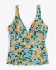 Lemon Blossom Triangle Tankini sold by Draper James