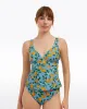 Lemon Blossom Triangle Tankini sold by Draper James