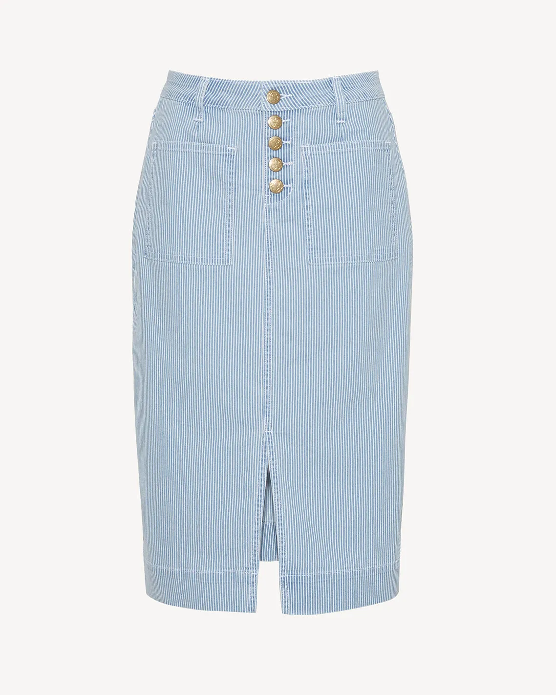 Patch Pocket Denim Skirt sold by Draper James product image thumbnail 4