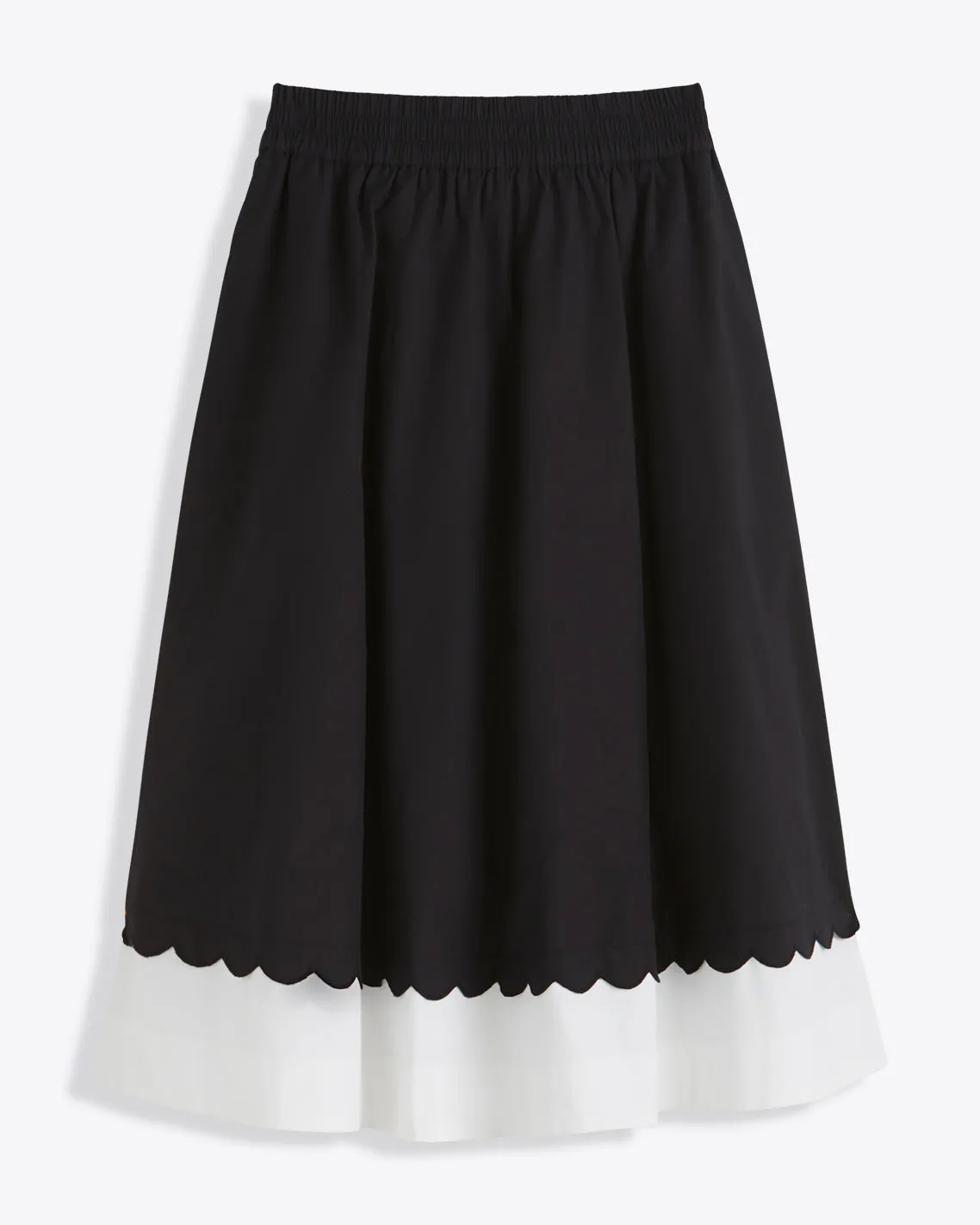Midi Skirt in Black and White sold by Draper James product image thumbnail 3