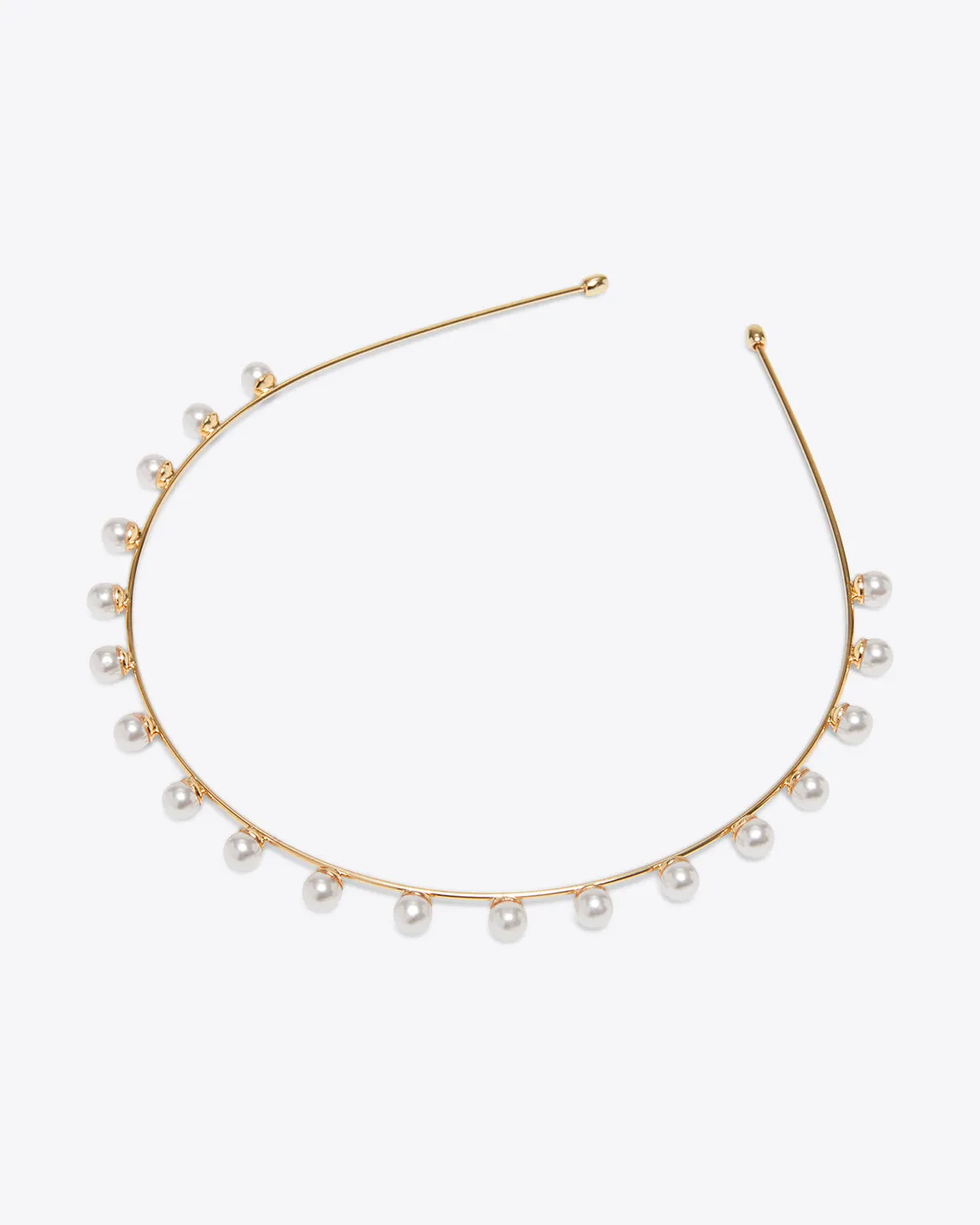 Studded Pearl Headband sold by Draper James product image thumbnail 3
