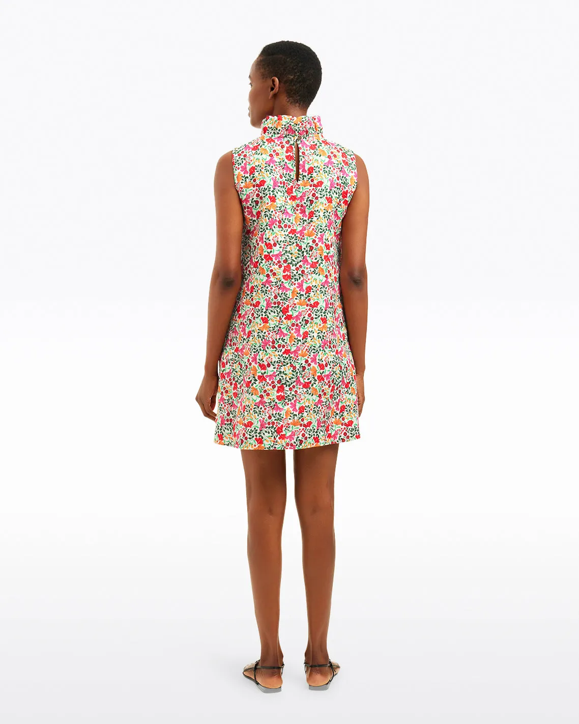 Sleeveless Lindsay Mini Dress in Coneflowers sold by Draper James product image thumbnail 2