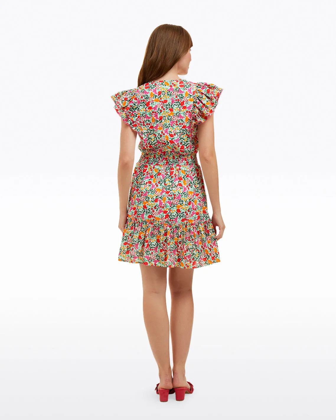 Gabby Mini Dress in Coneflowers sold by Draper James product image thumbnail 2