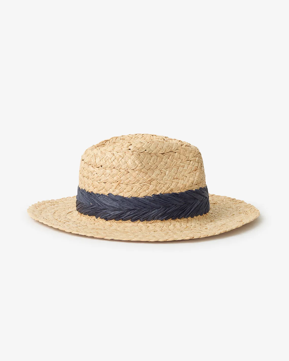 Raffia Fedora sold by Draper James