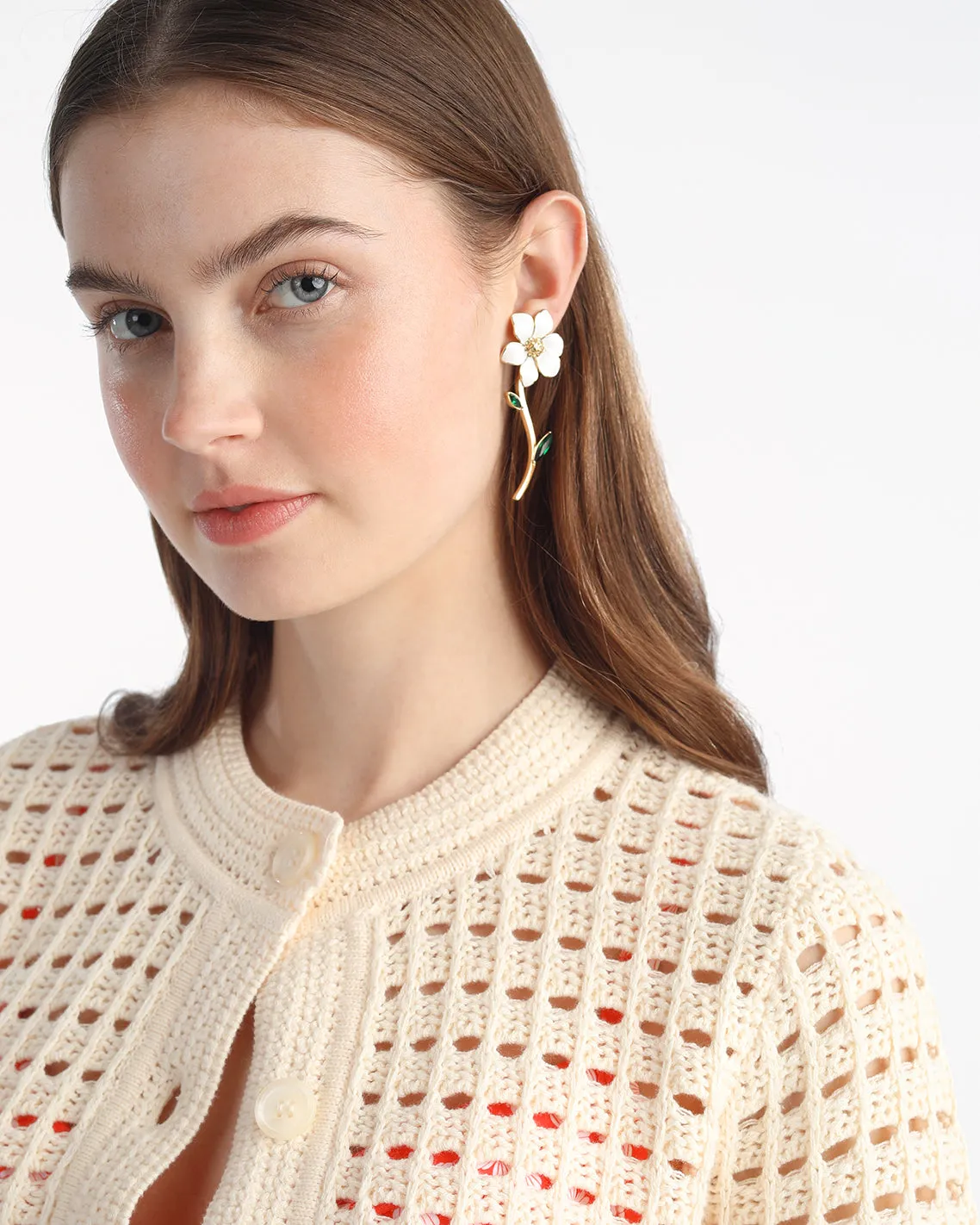 Stem Flower Earring sold by Draper James product image thumbnail 2