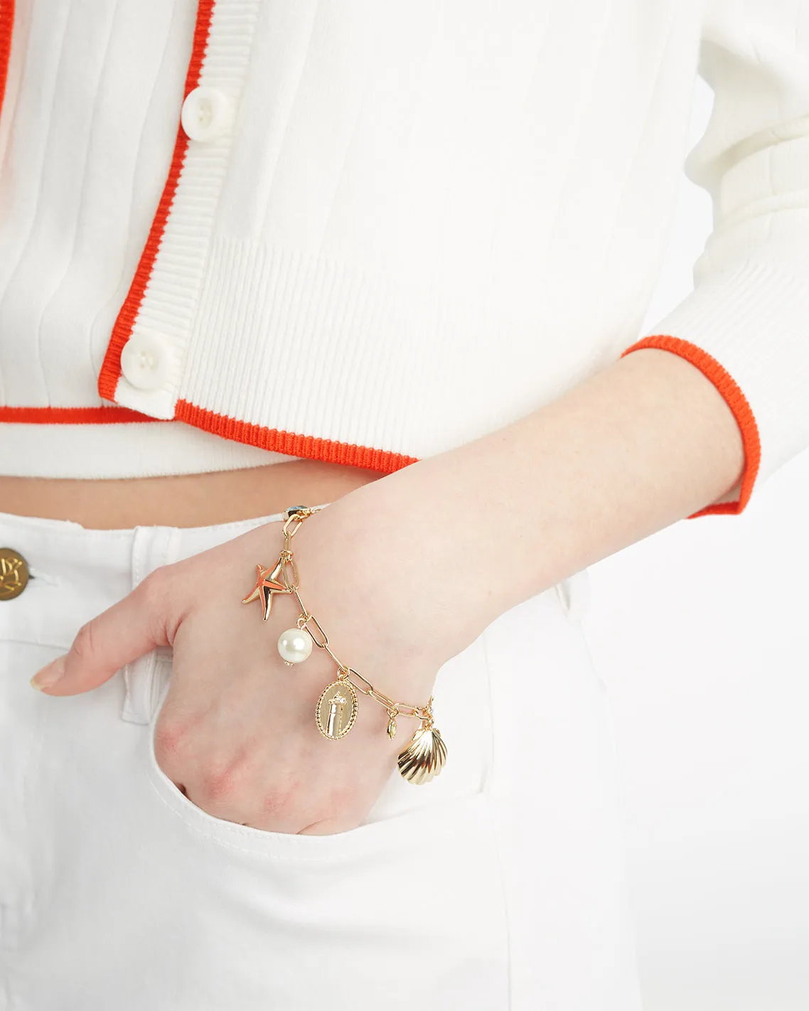 Seaside Charm Bracelet sold by Draper James product image thumbnail 2