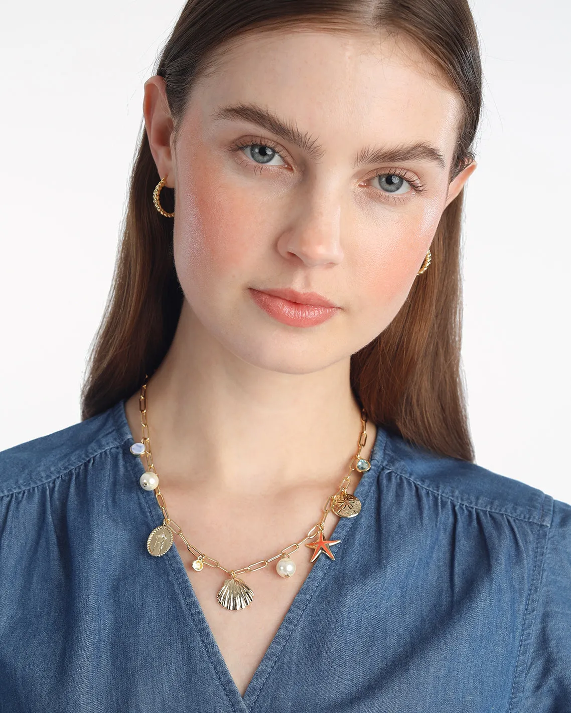 Seaside Charm Necklace sold by Draper James product image thumbnail 2