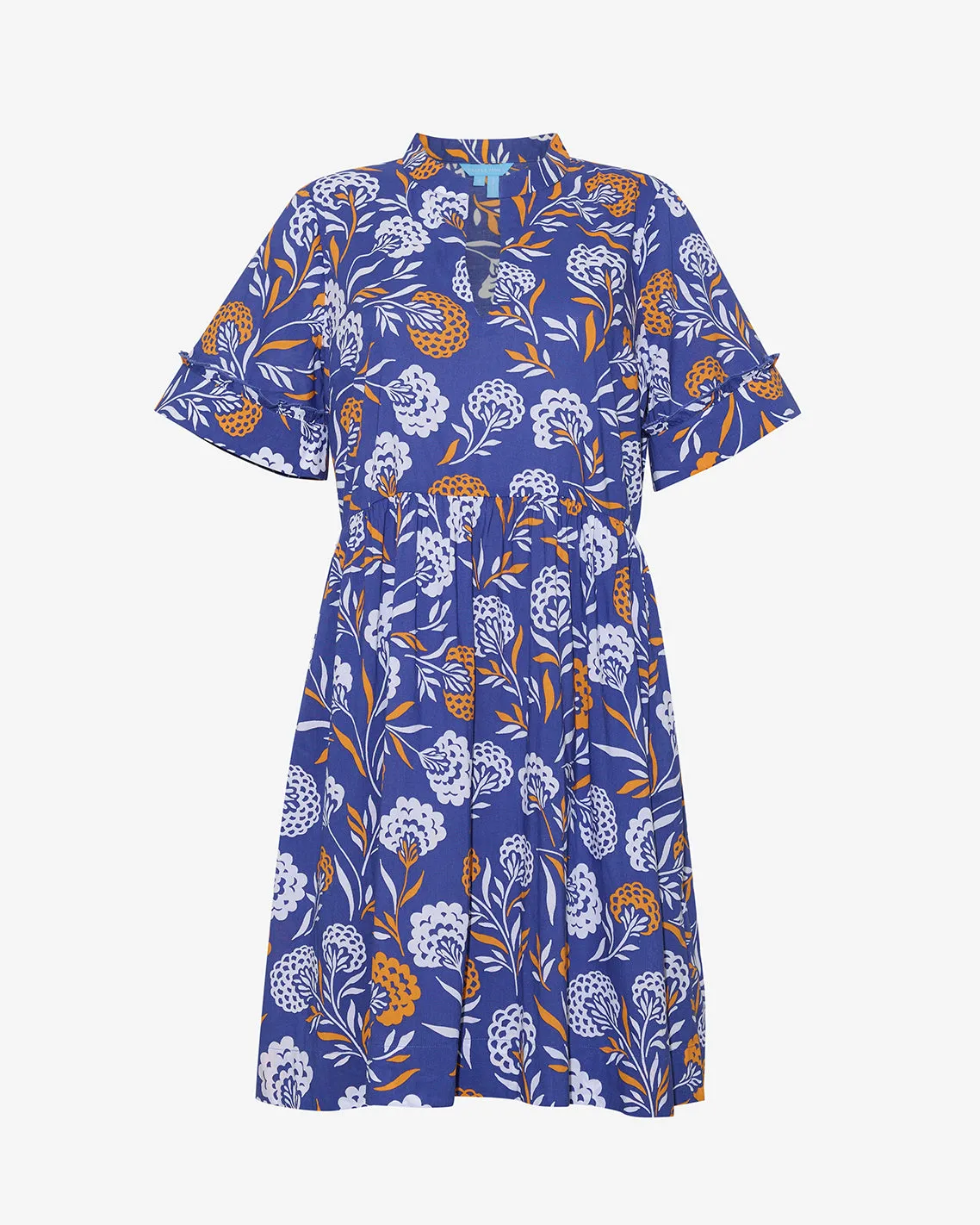 Simone Mini Dress in Abstract Dahlia sold by Draper James product image thumbnail 3