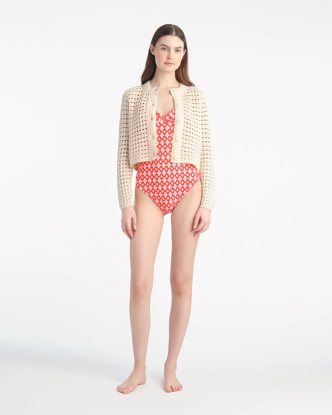 Red Geo One Piece sold by Draper James product image thumbnail 2
