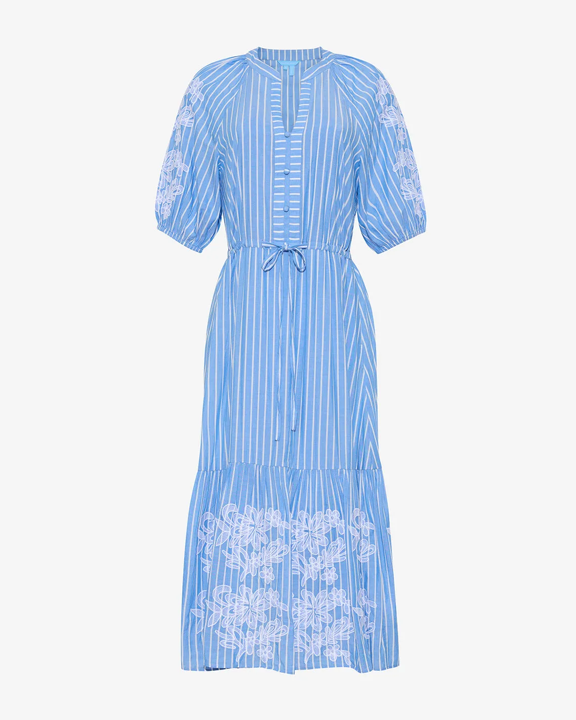Martina Midi Dress with Floral Embroidery sold by Draper James product image thumbnail 2