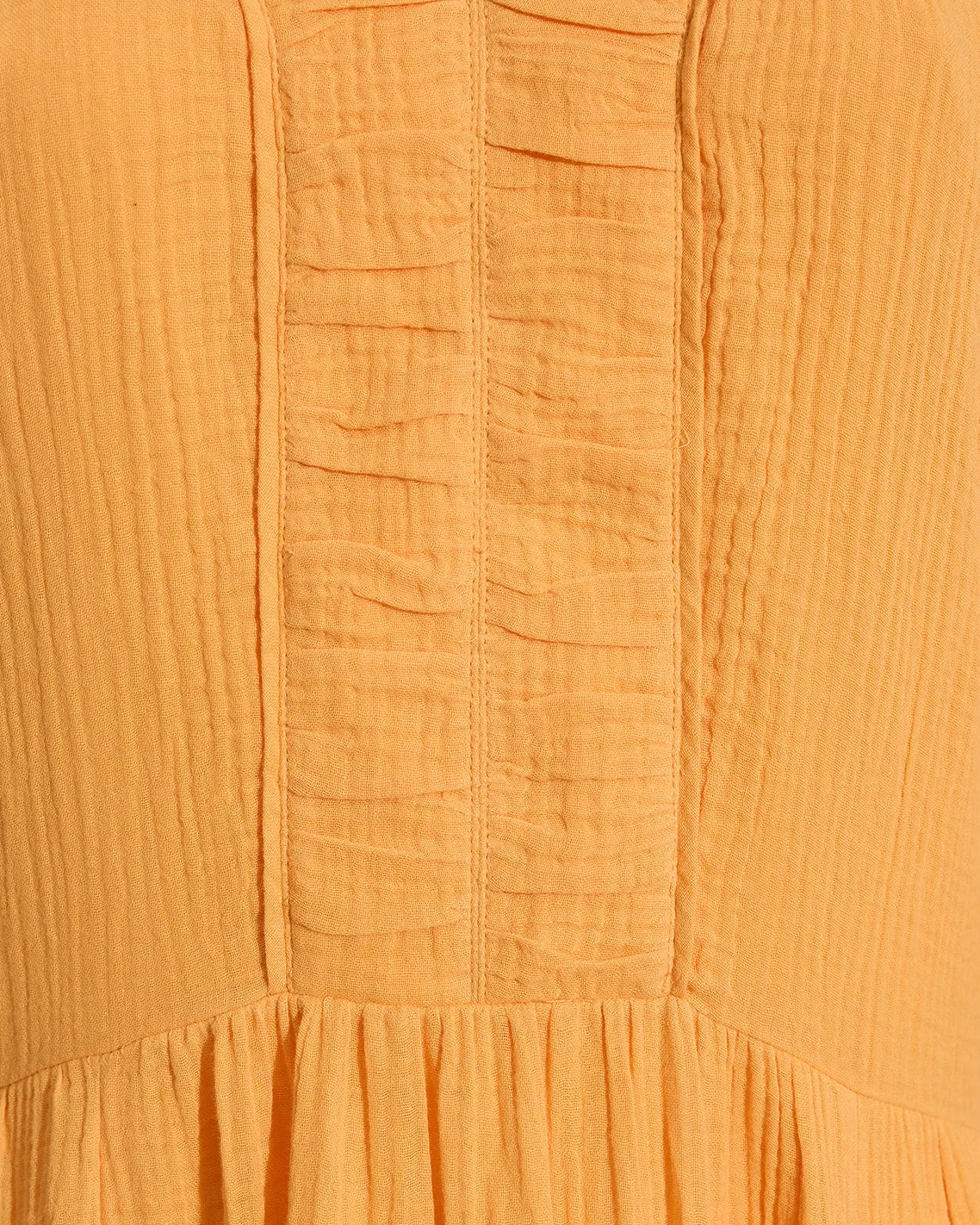 Chloe V-Neck Midi Dress in Crinkle Cotton sold by Draper James product image thumbnail 4