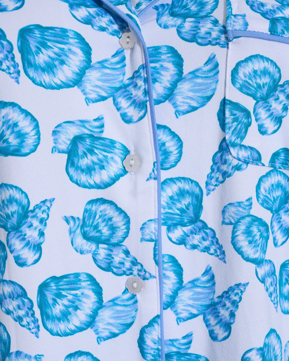 Sara Pajama Set in Seashells sold by Draper James product image thumbnail 3