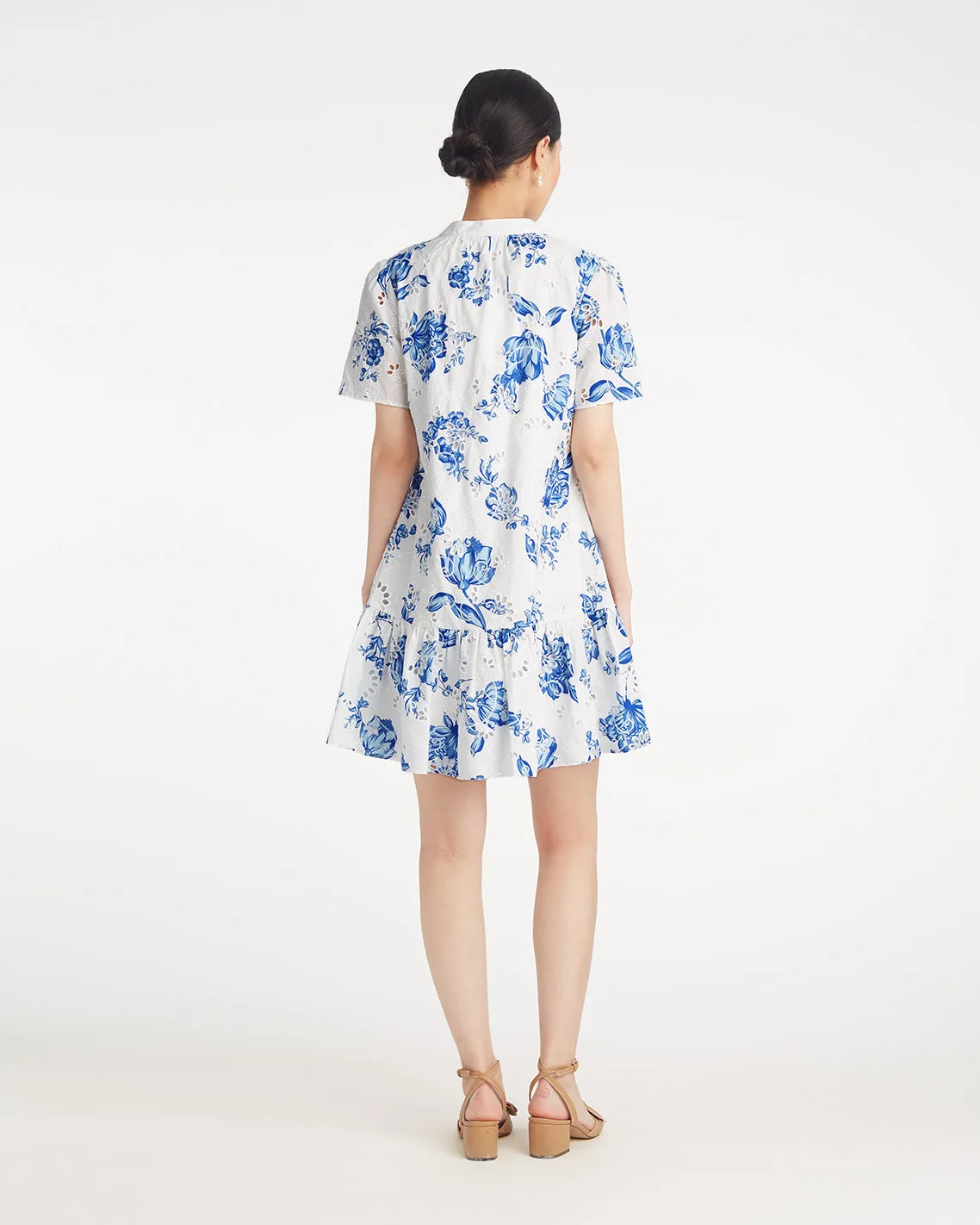 Molly Mini Dress in Magnolia Toile sold by Draper James product image thumbnail 3