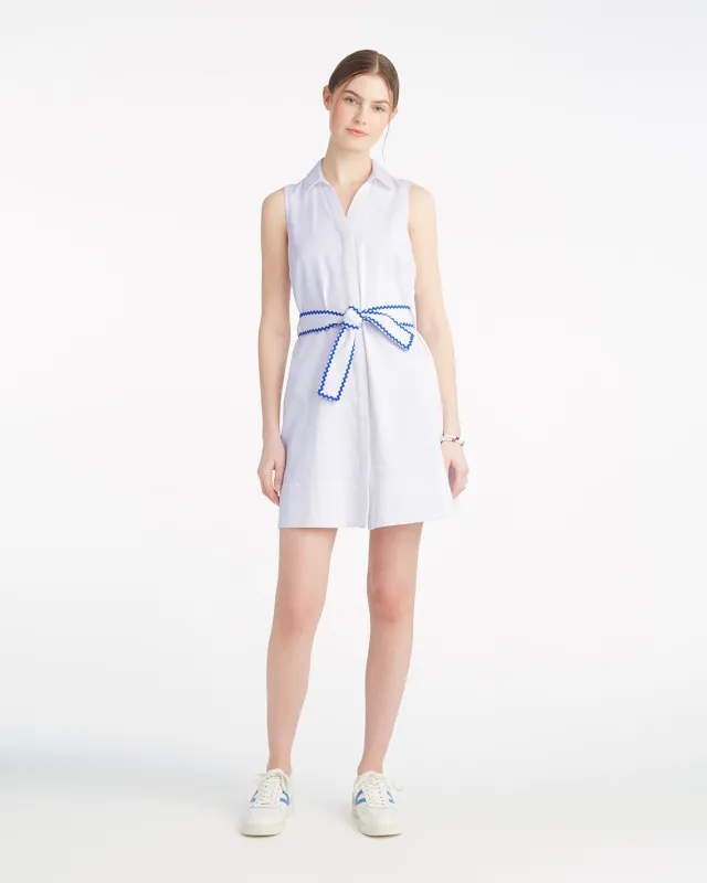 Gracie Mini Dress in Ric Rac sold by Draper James