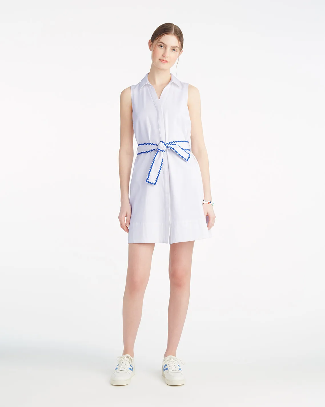 Gracie Mini Dress in Ric Rac sold by Draper James