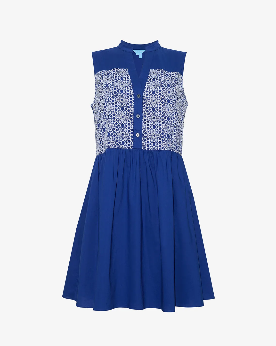 Sami Sleeveless Shirtdress in Daisy Lace sold by Draper James product image thumbnail 4
