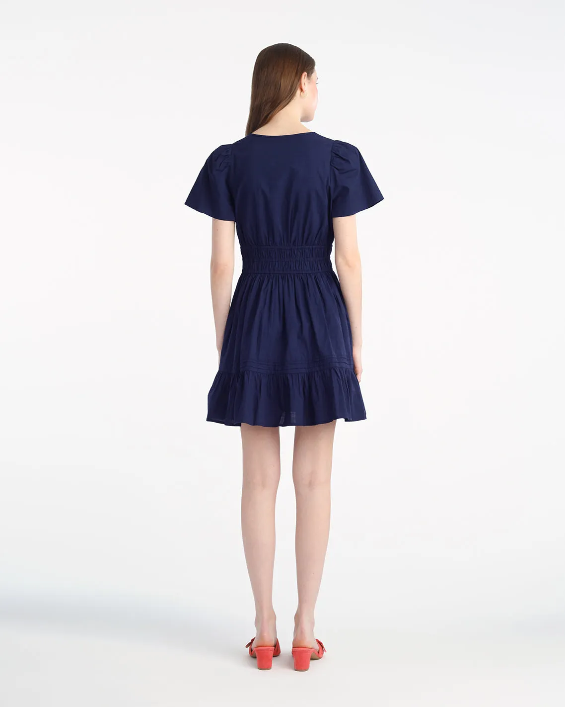 Wilson Mini Dress with Floral Embroidery sold by Draper James product image thumbnail 3