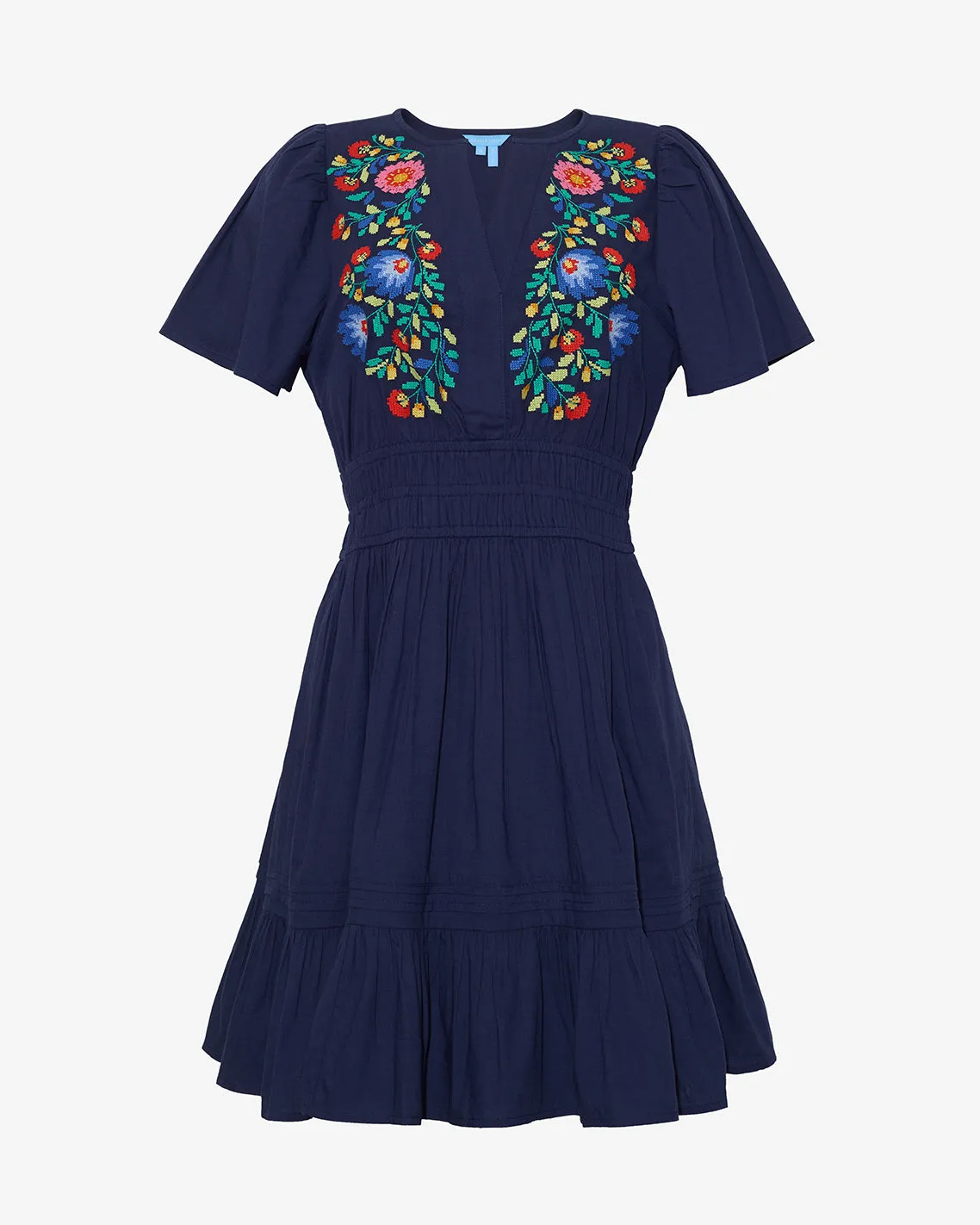 Wilson Mini Dress with Floral Embroidery sold by Draper James product image thumbnail 4