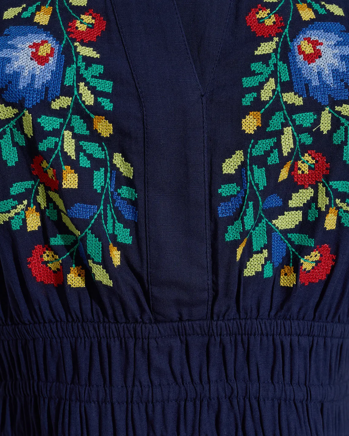 Wilson Mini Dress with Floral Embroidery sold by Draper James product image thumbnail 5