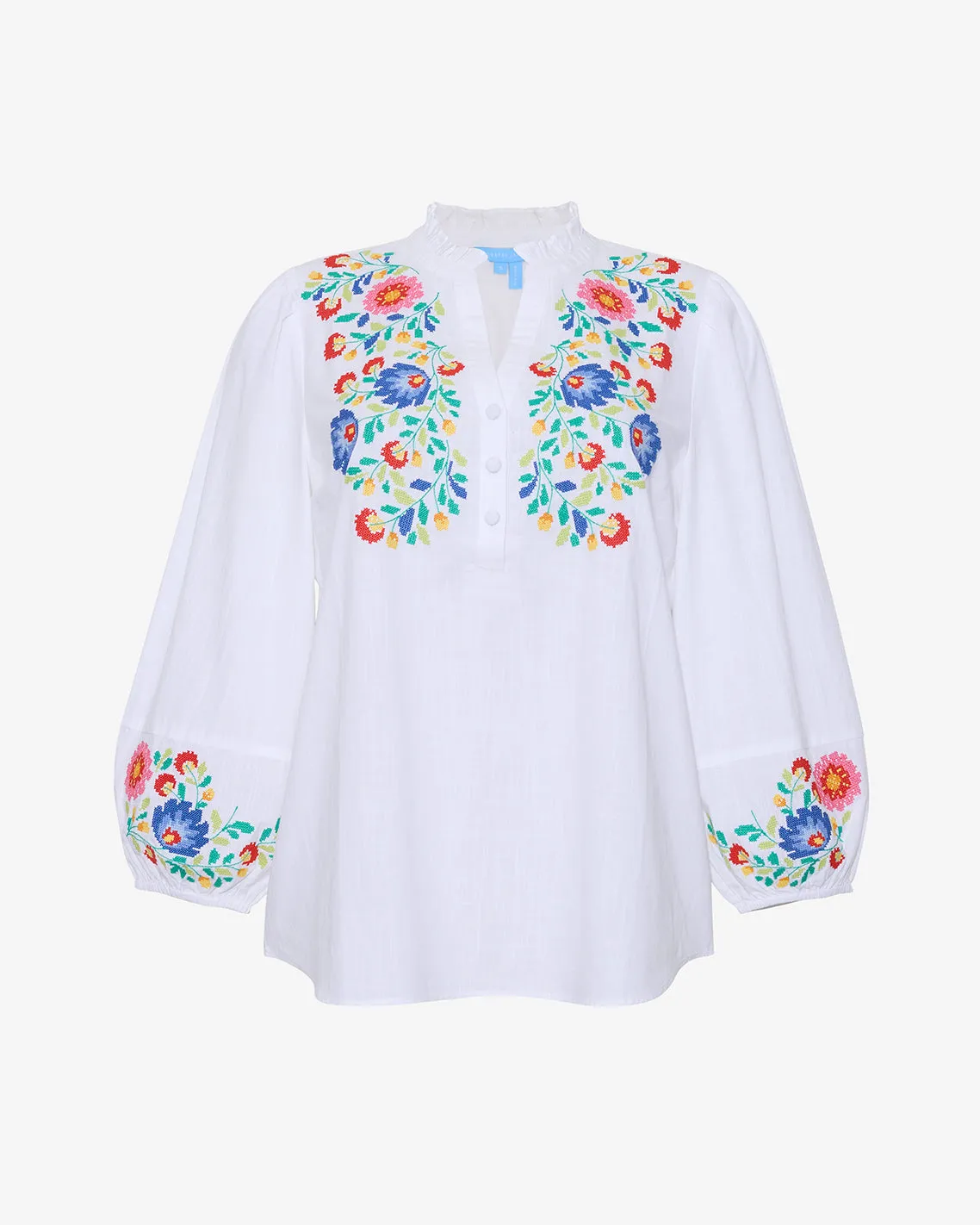 Long Sleeve Top with Floral Embroidery sold by Draper James product image thumbnail 4