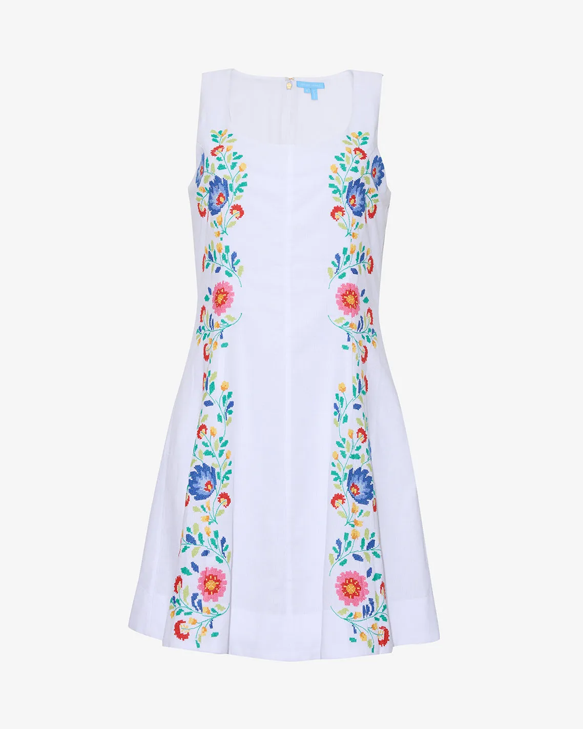 Primrose Mini Dress with Floral Embroidery sold by Draper James product image thumbnail 5