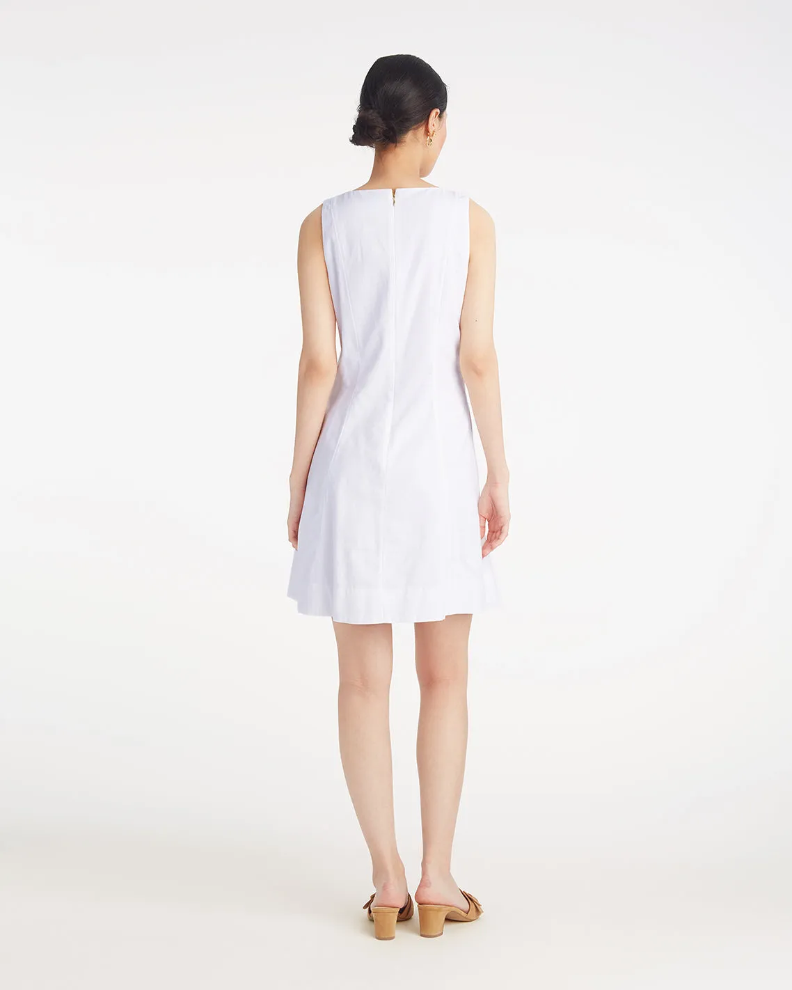 Primrose Mini Dress with Floral Embroidery sold by Draper James product image thumbnail 3