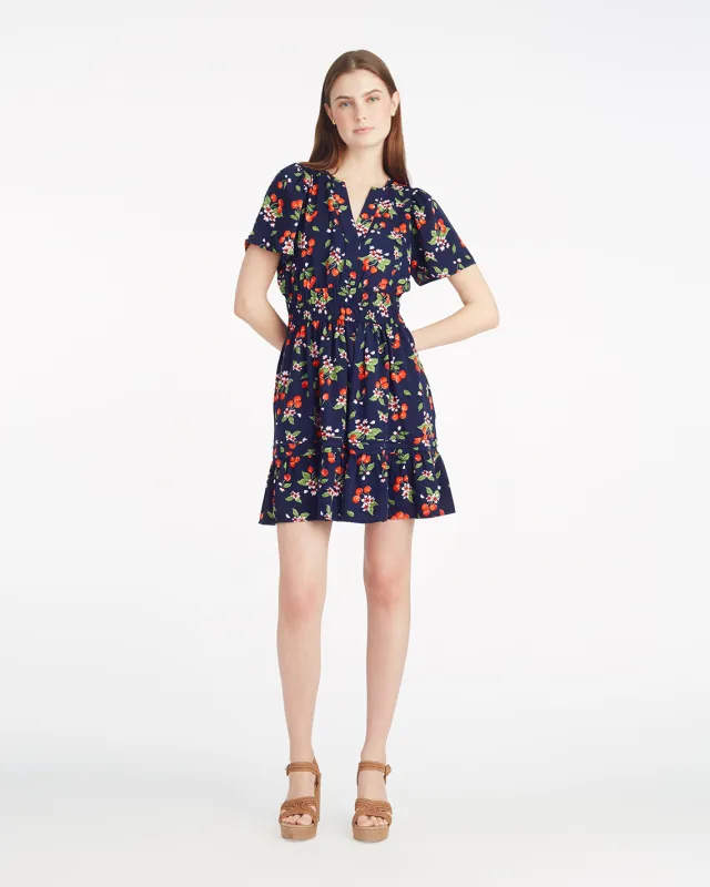 Wilson Mini Dress in Cherry Blossom sold by Draper James