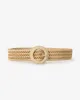 Raffia Belt With Metallic sold by Draper James
