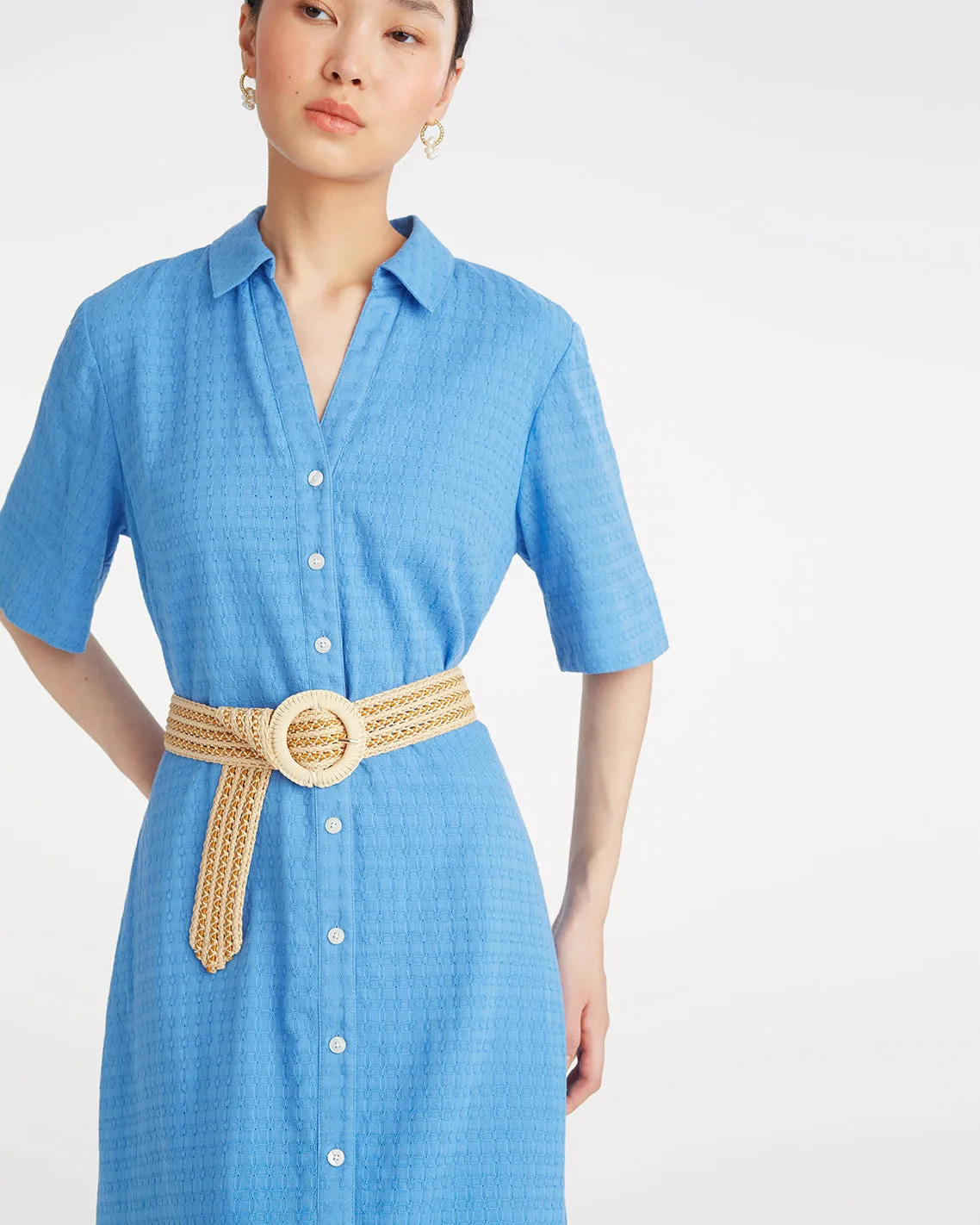 Raffia Belt With Metallic sold by Draper James product image thumbnail 2