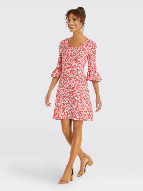 Bell-Sleeve Dress sold by Draper James