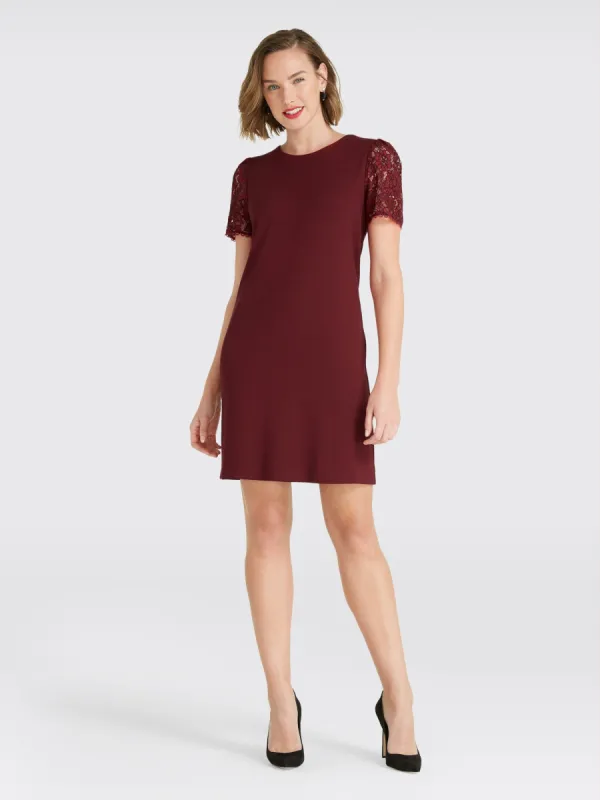 Cap Sleeve Lace Shift Dress* sold by Draper James