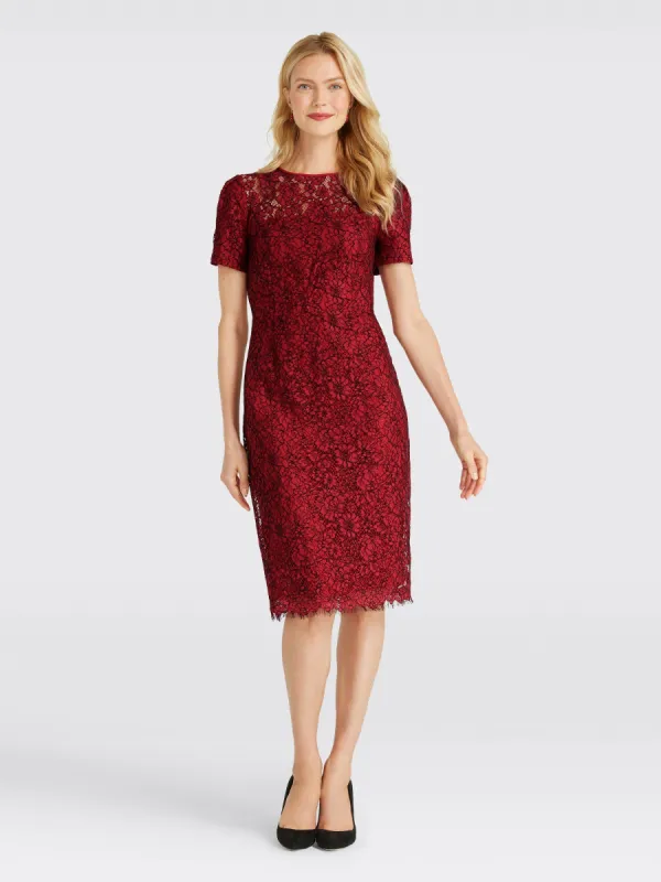Collection Lace Sheath Dress sold by Draper James