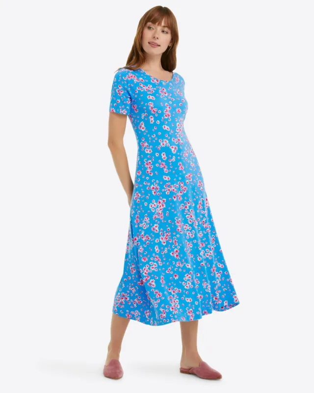 Tammy T-Shirt Dress in Daisy sold by Draper James