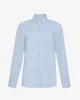 Long-Sleeve Button Down in Cotton Poplin sold by Draper James
