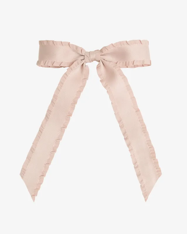 Ruffle Edge Ribbon Bow Clip sold by Draper James