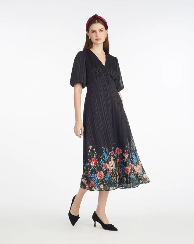Maisy Midi Dress in Moonlit Blooms made by Draper James