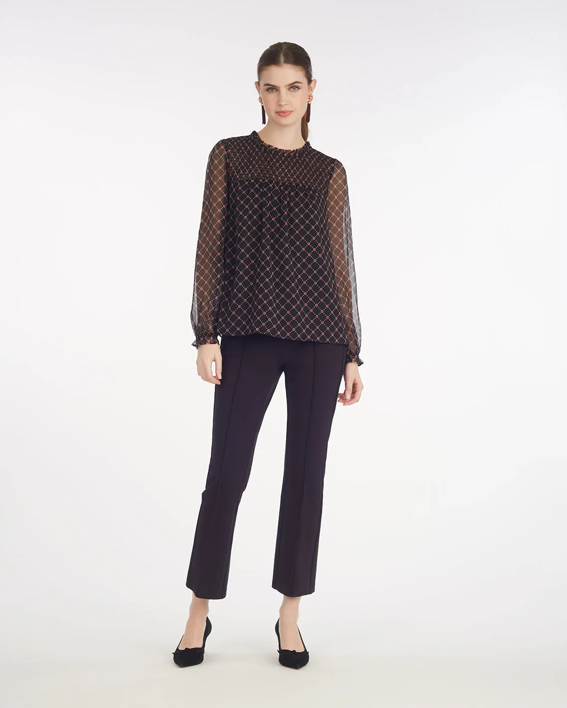 Knit Pants in Ponte sold by Draper James product image thumbnail 2